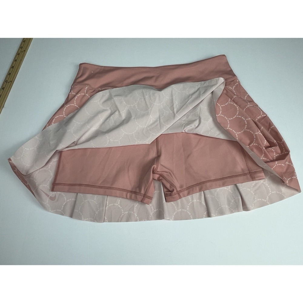 Nike Dri-FIT Advantage Women's Short Tennis Skirt (PINK/CORAL) Sz‎ XL - Picture 4 of 8